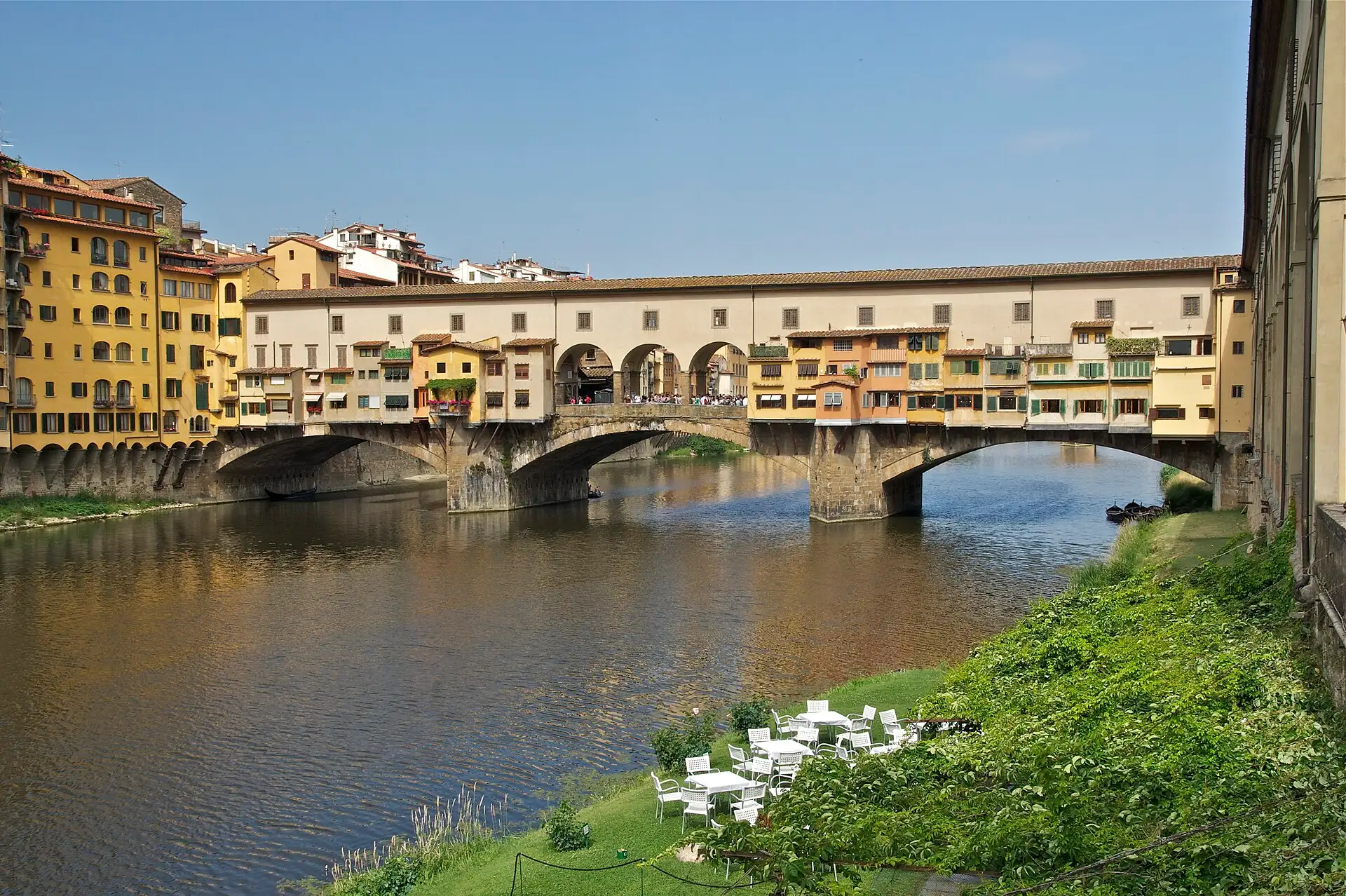 Ponte Vecchio sull'Arno, il ponte da attraversare per raggiungere Palazzo Pitti
